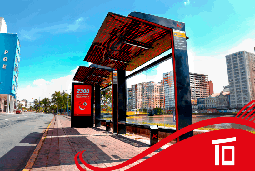 Mídia em Mobiliário Kallas Mídia OOH