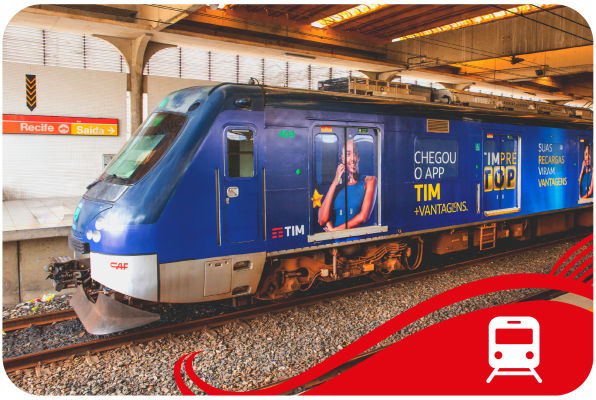 Mídia em Trilhos Kallas Mída OOH