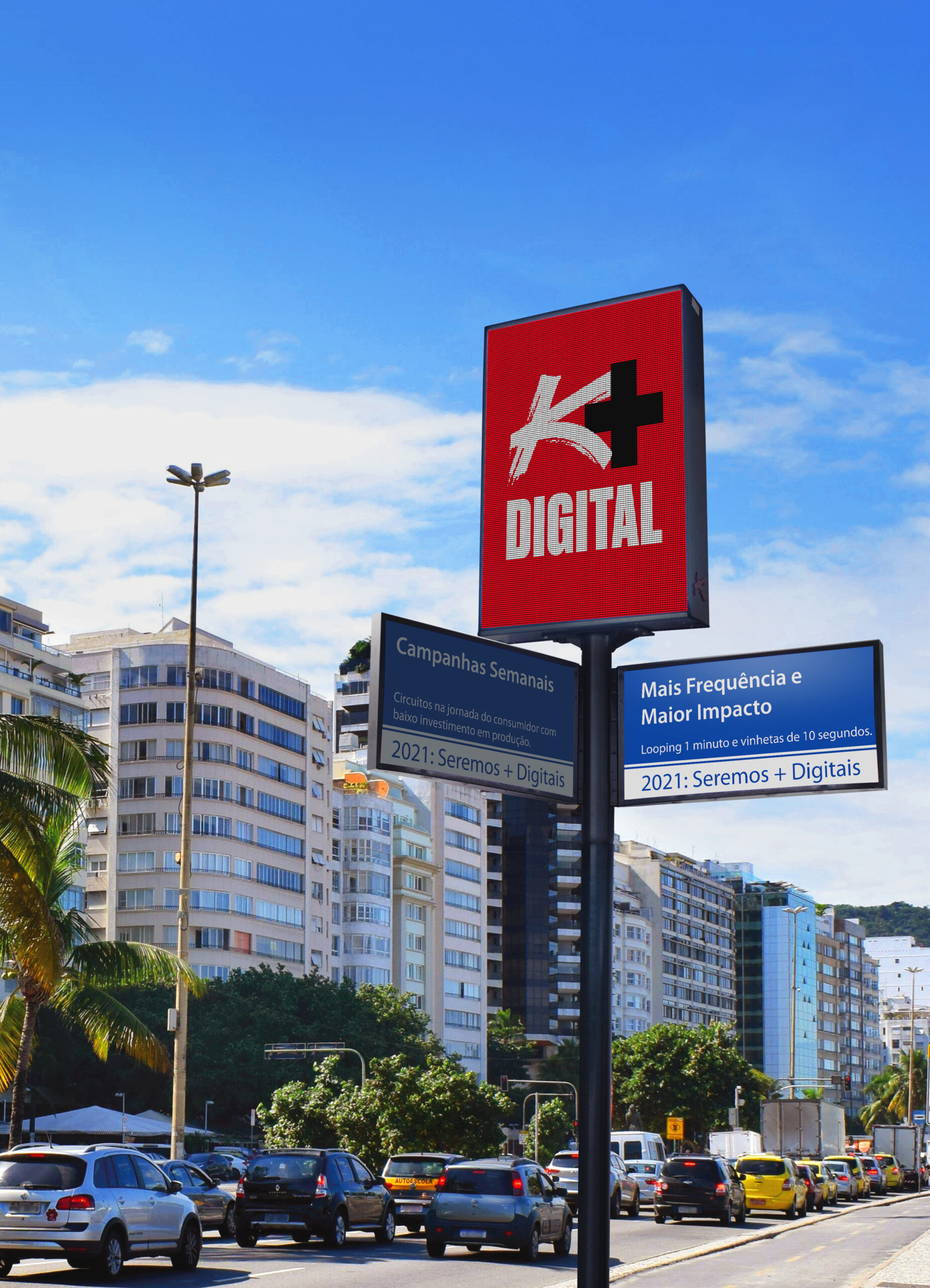 Kallas Mídia OOH anuncia o lançamento de placas de ruas digitais em cidades do Brasil