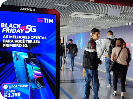 Mídia OOH em aeroportos ganha força como canal estratégico de visibilidade