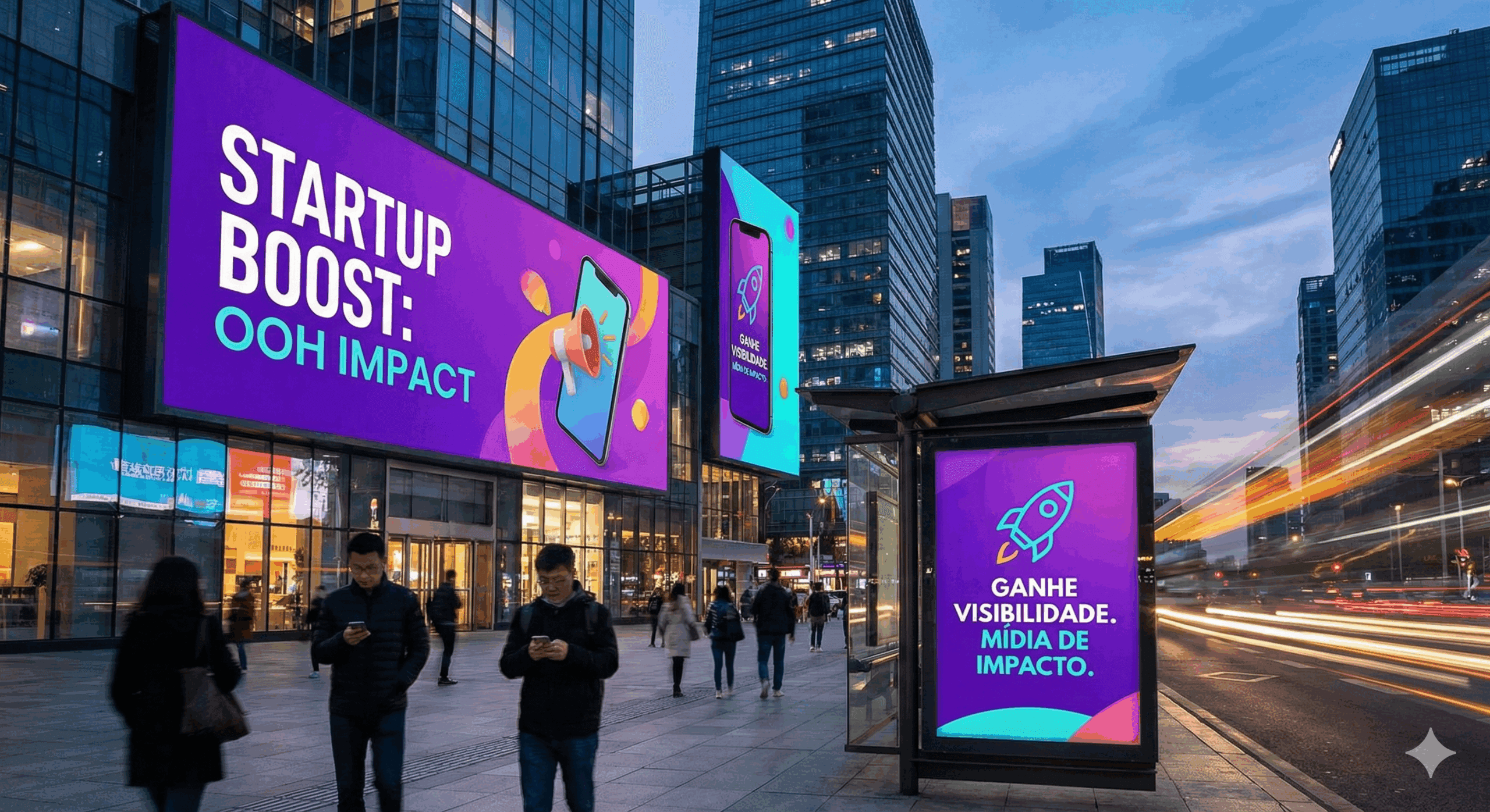 OOH para startups: como ganhar visibilidade com mídia de impacto