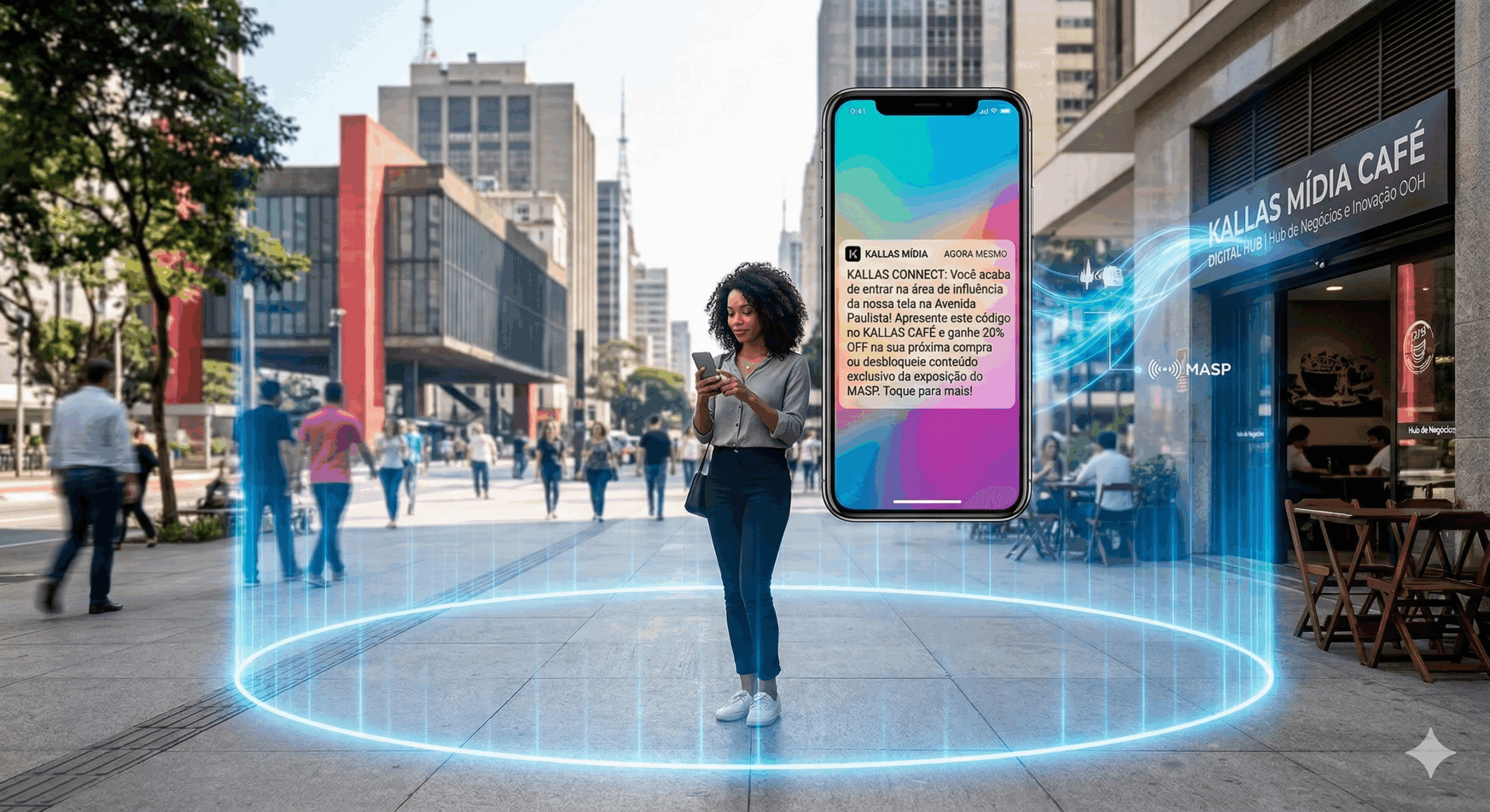 A convergência entre o espaço físico e a tela do celular através da tecnologia de Geofencing